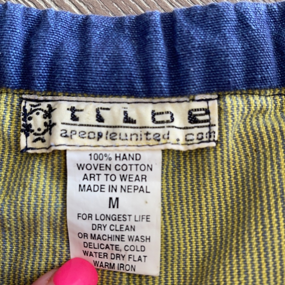 Tribe a United People handwoven‎ boho hippie skirt - Picture 3 of 6